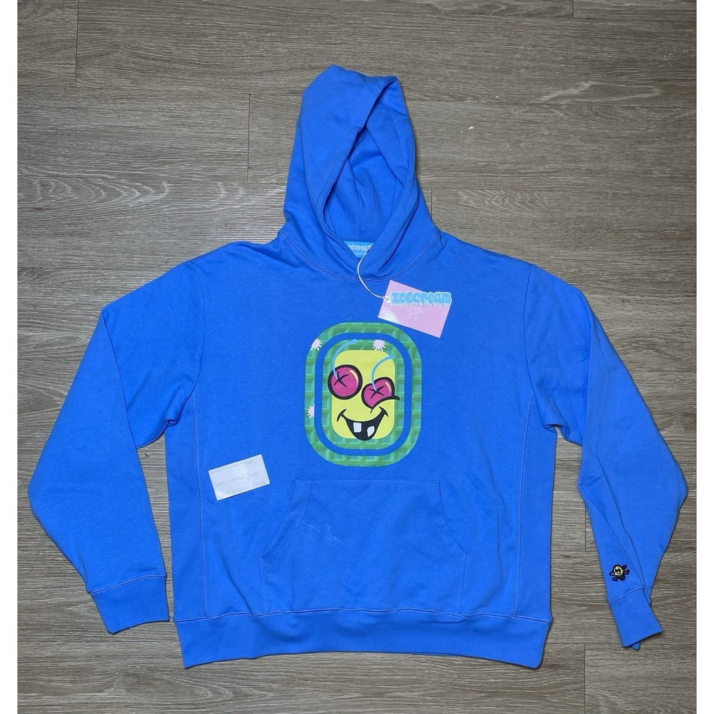 *NWT Men Size XL Billionaire Boys Club BBC x Overtime ICECREAM Hoodie Blue